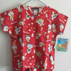 Kids Scrub Set "Hospital Critterz" - Play/Dress Up